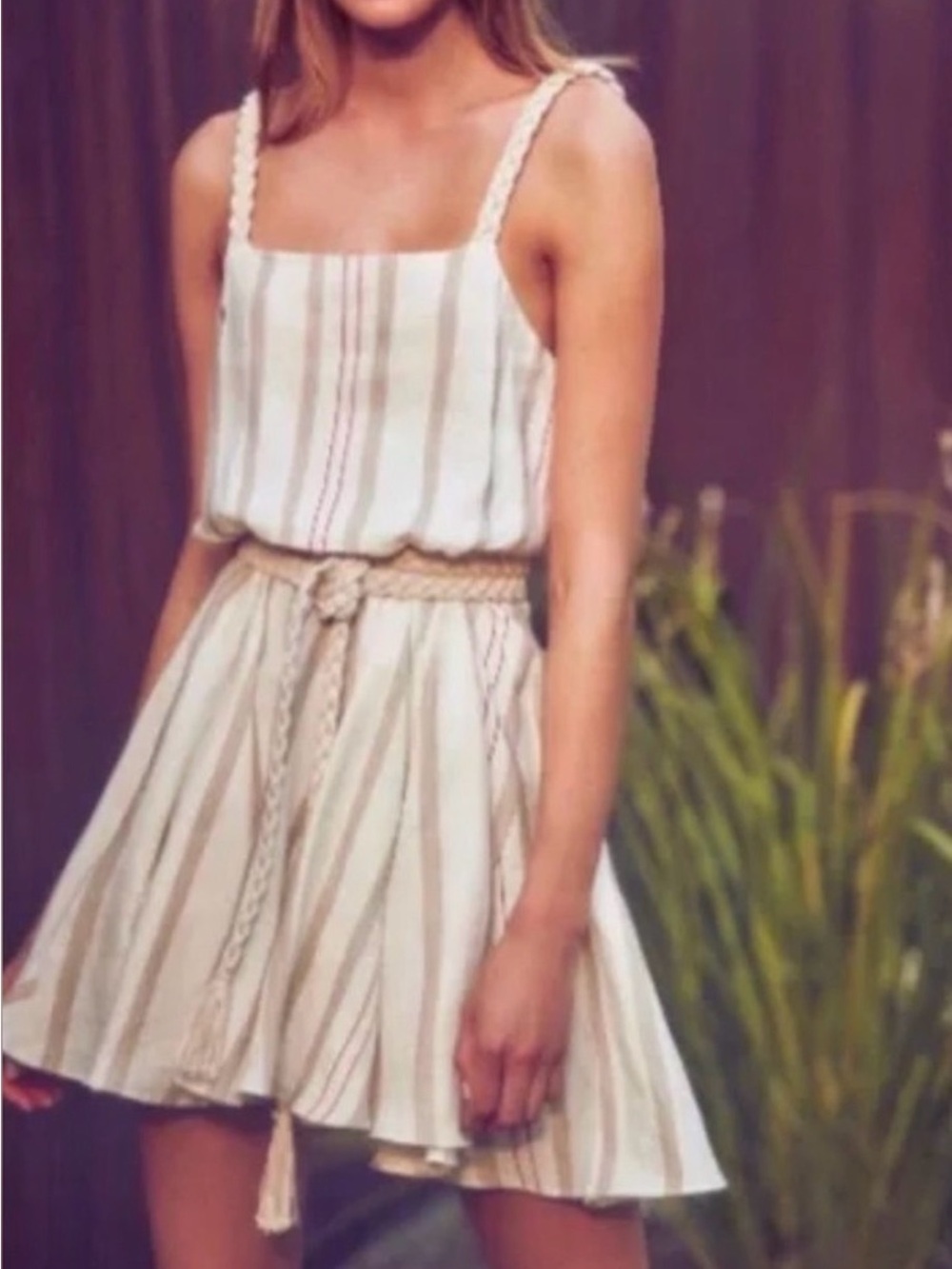 ALEXIS Dimma Dress In Heather Beige Size M